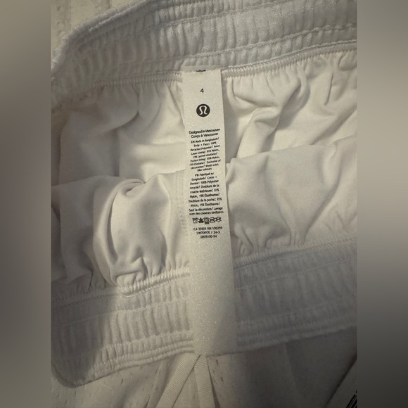 Lululemon Relaxed-Fit Mesh Training Short 8" in White - Picture 4 of 7
